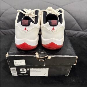 Jordan Retro Low Sneakers - White and Red - used